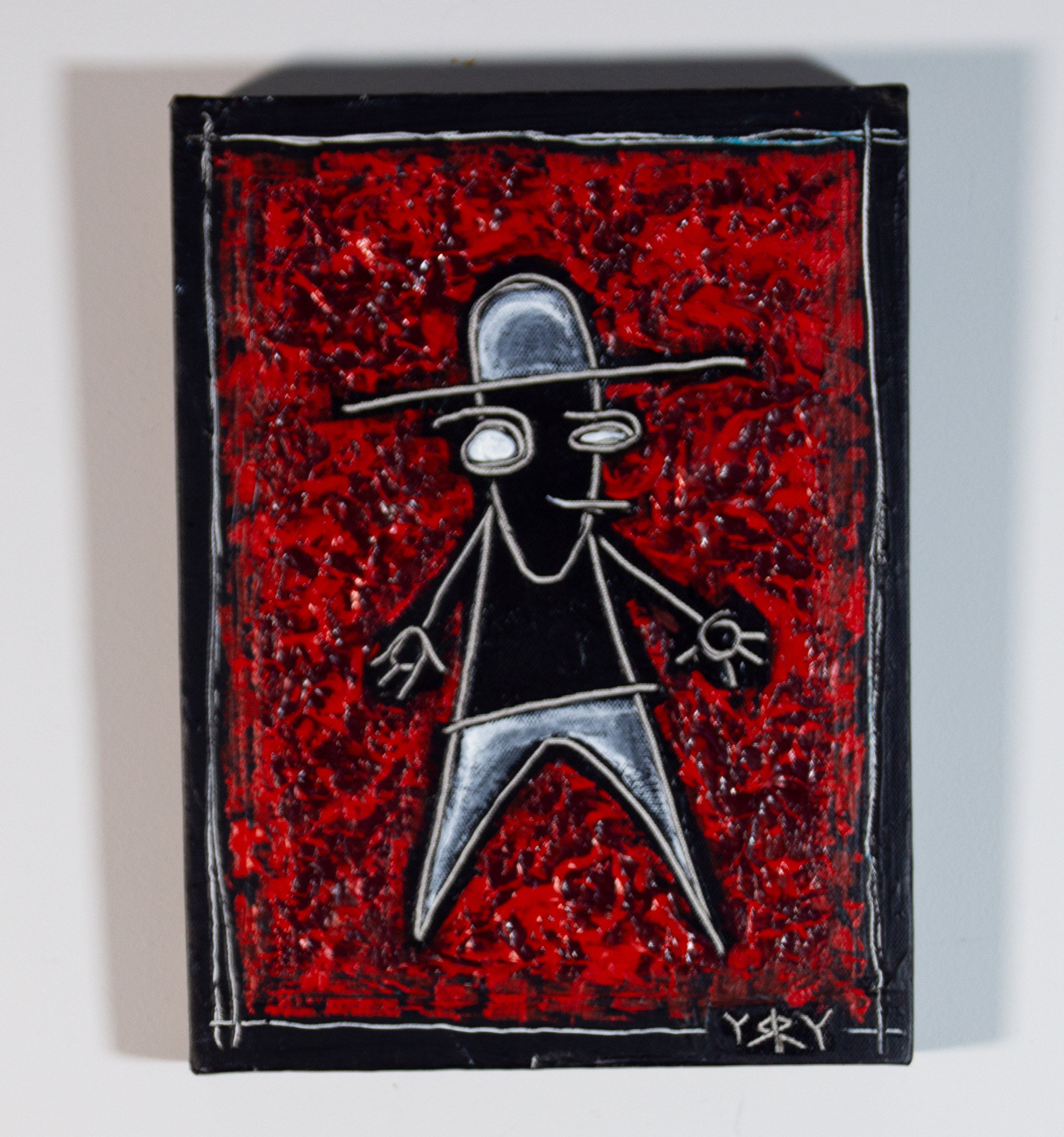 Man on wall