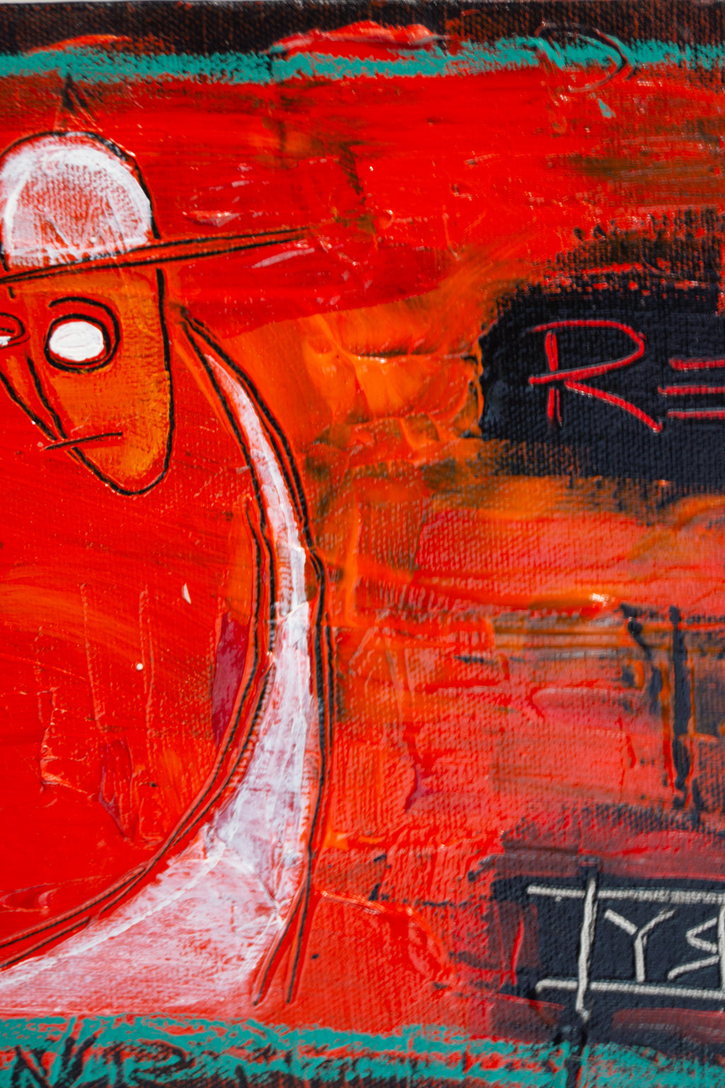 Red Twins closeup detail