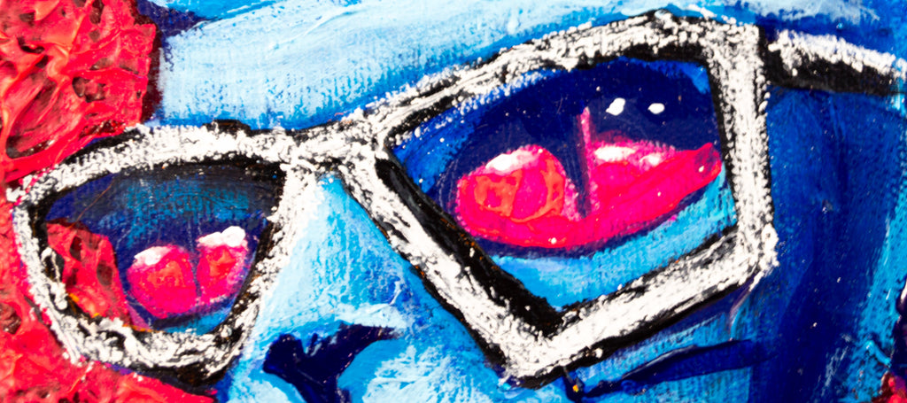 SynthwaveKat closeup detail